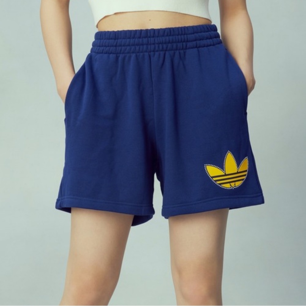 Adidas Pearl Trefoil Relaxed Fit Shorts